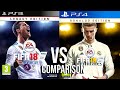 FIFA 18 PS3 Vs PS4