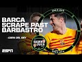 ‘They were UNDER PRESSURE!’ Why did Barcelona struggle vs. Barbastro in the Copa del Rey? | ESPN FC