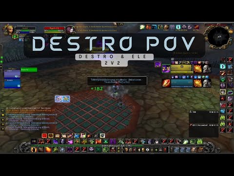 WoW wotlk classic  Destro / Ele 2v2 arena (Part 1)