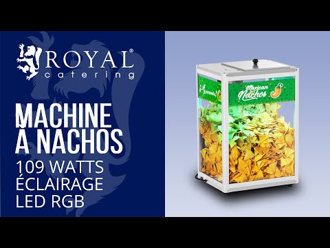 Vidéo - Machine à nachos - 109 watts - éclairage LED RGB