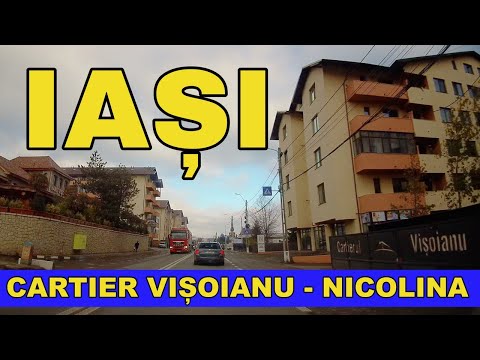 Orasul #IASI Cartier Visoianu - Nicolina - Biserica Catolica - str Frumoasa - str Carpati noie 2022