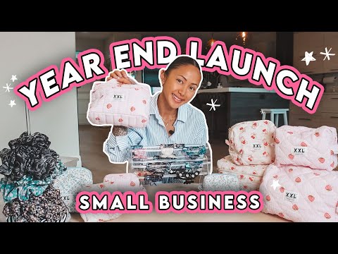 Small Business Vlog 🍂👀 New Year-End Product Reveal, Scrunchies, Carry All Bags & More ✨