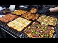 Monthly Sales Of 1 000 000 Dollars Detroit Pizza With Amazing Toppings Korean Street Food