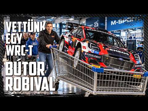 VETTÜNK EGY WRC-t BÚTOR ROBIVAL - az M-SPORTnál jártunk - útifilm - 4K