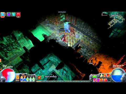 [POE]Spike Trap test of Occultist with Soul Strike (奧術師地刺陷阱測試)