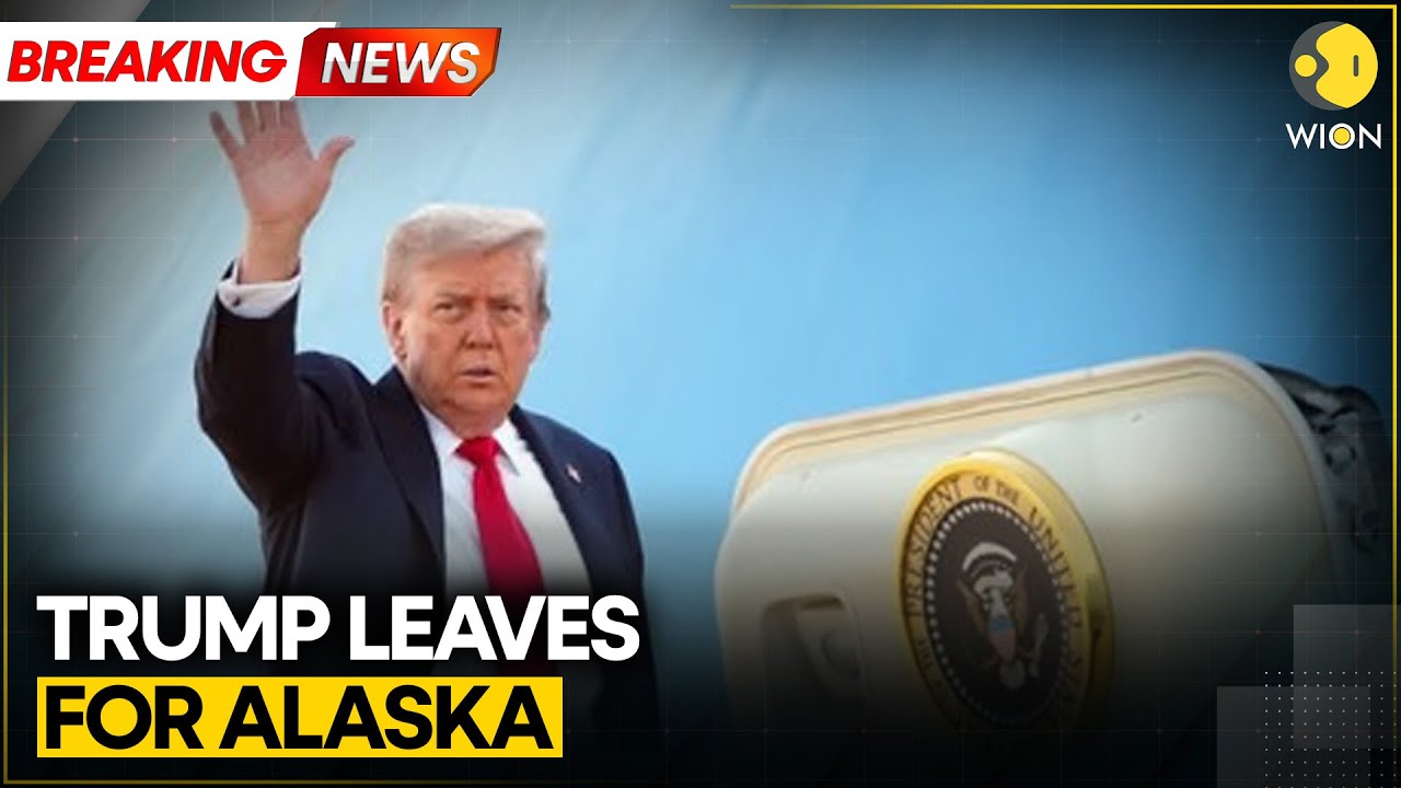 Breaking: Trump-Putin Meet: U.S. President departs for Alaska For Ukraine Talks | WION