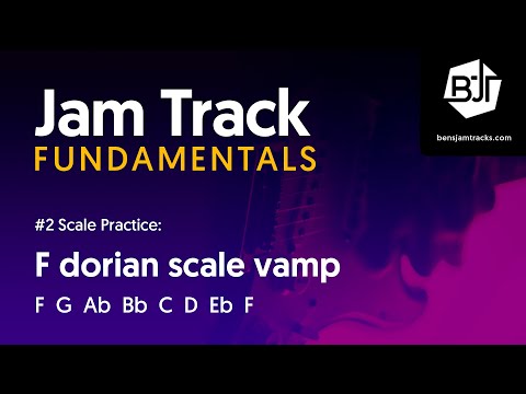 F dorian scale vamp Jam Track - BJTF #2-6