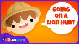We're Going on a Lion Hunt Song | Kids Song | Camp Song | Animal Song | The Kiboomers