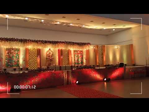 Landmark Convention Center - stage set for Gopika & Renjith