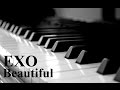 EXO Beautiful piano cover 