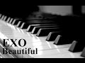 EXO Beautiful piano cover 