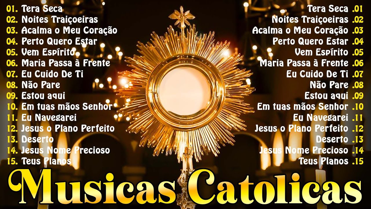 2025 Lindas músicas religiosas católicas de louvor e adoracão carismáticos | Músicas Católicas