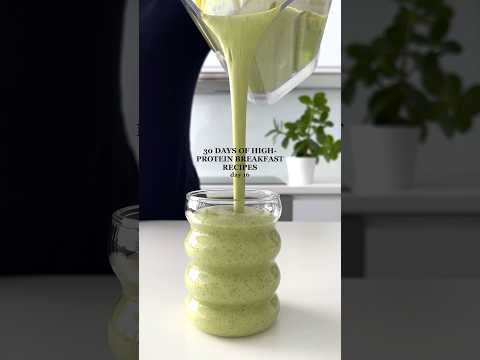Recette Smoothie protéiné banane–épinards–yaourt grec