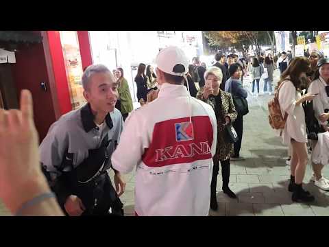 20191024. GREEMKUN. 'RINGA LINGA' COVER+. ENJOYING BUSKING WITH ONLOOKERS.