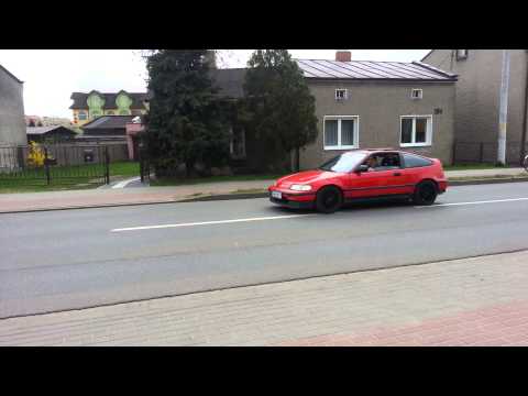 Honda Crx ED9 D16Z5 Blackflame exhaust