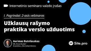 Užklausų rašymo praktika verslo užduotims