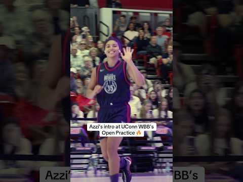 Azzi Fudd’s intro at UConn WBB’s Open Practice