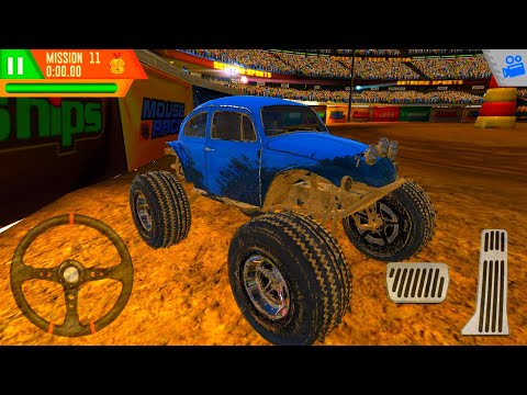 Monster Truck Arena Driver - Compact Monster Truck Driving - Android Gameplay