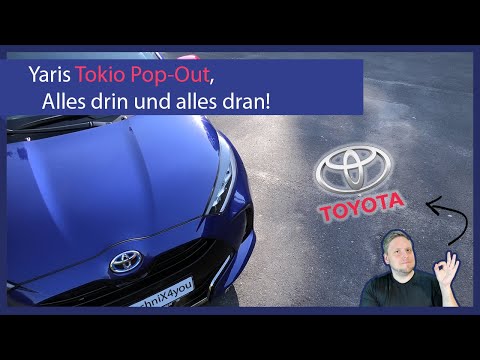 Entdecken wir die erstaunliche Technologien im Inneren des Toyota Yaris Tokio-Pop Out Edition