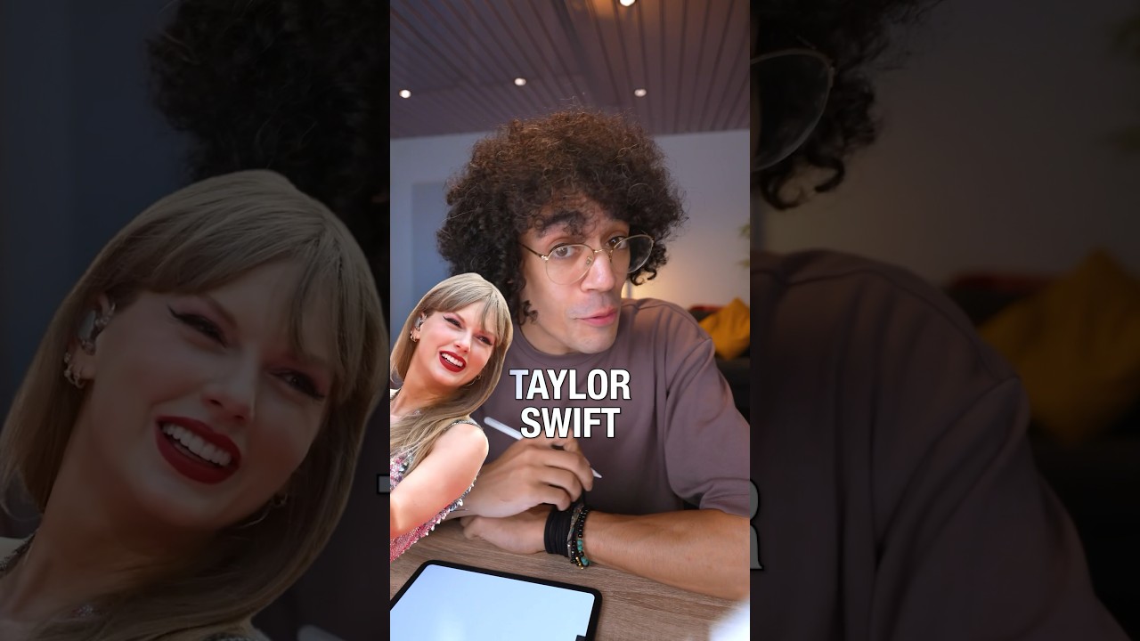 Disegno TAYLOR SWIFT finché non diventa un JET PRIVATO