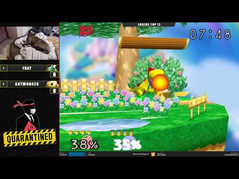 QR2 East Top 12 - Fray (Yoshi) Vs. Antwon420 (Pikachu) Super Smash Bros - SSB64