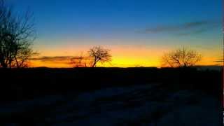 preview picture of video 'beautiful time-lapse sunset in Vukojevci 24/02/2012.'