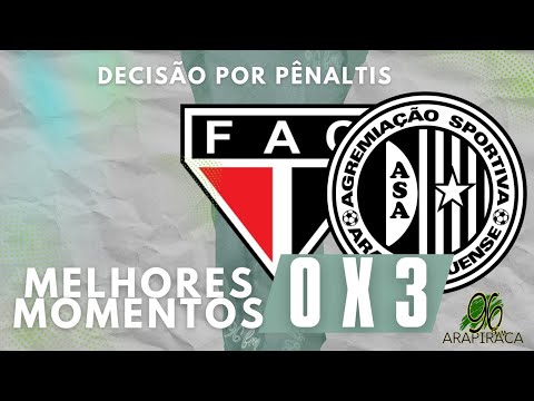 Gols e lances de Ferroviário x ASA-AL
