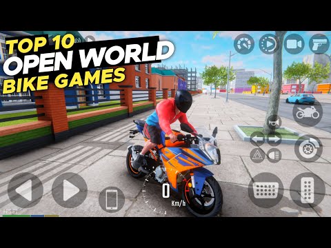 TOP 10 Most Realistic Open World Bike Riding Games for Android & iOS 2025 - YouTube