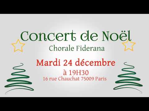 CHORALE FIDERANA - Teaser Concert de Noël 24 Décembre 2013 [HD]