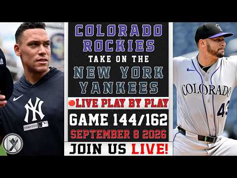 🔴 LIVE Rockies vs Yankees | AARON JUDGE RETURNS! | PLAY-BY-PLAY