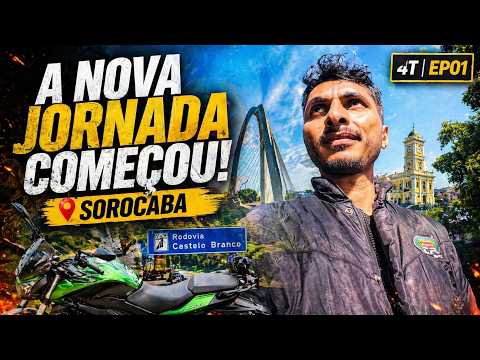 A NOVA JORNADA COMEÇOU! 🏍️ SP a Sorocaba | Dominar 400 (4T - EP01)