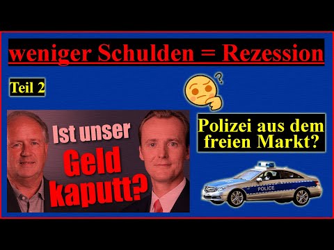 Weniger Schulden = Rezession? Der freie Markt löst alle Probleme? Flassbeck vs. Thorsten Polleit