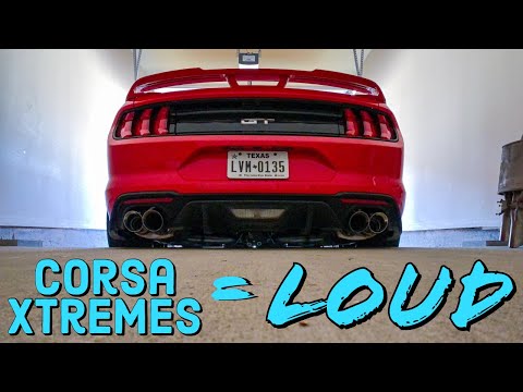 CORSA EXTREME exhaust driving impressions: LOUD!!! [Mustang GT Corsa Xtreme catback]