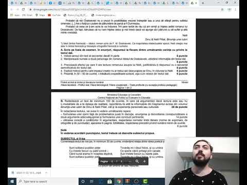 Model oficial Bacalaureat 2021