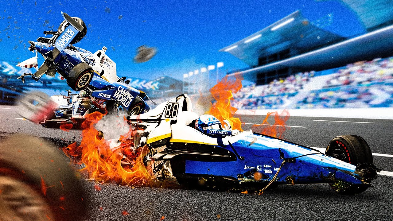 Os Piores Acidentes da Formula Indy - Parte 2