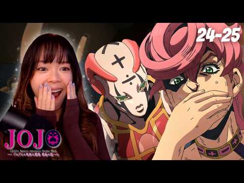 TRISH AWAKENS HER STAND?! 🔥| JJBA Golden Wind Ep 24 & 25 REACTION