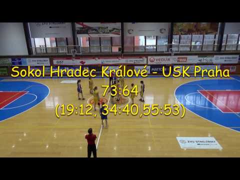 2017 0305 Basket U15 Extraliga U15 Sokol Hradec Králové - USK Praha