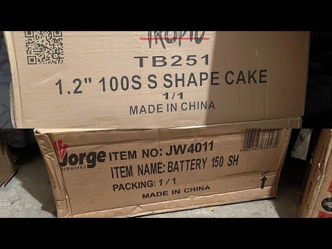 Jorge - JW4011 + Tropic - TB251 - salute waaier - vuurwerk