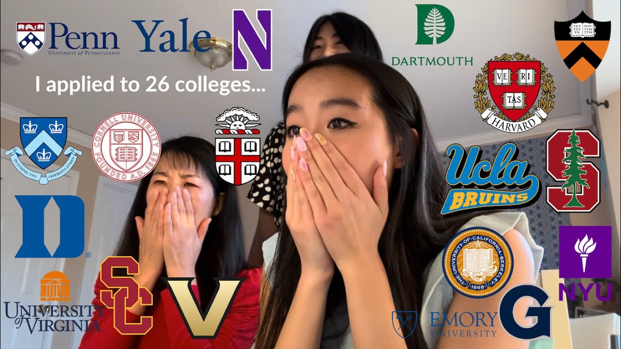 COLLEGE DECISION REACTIONS 2023 (all 8 Ivies, Stanford, UCs, T20s, and more)