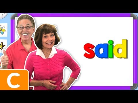 Jan Richardson Sight Words | Level C | Said | Jack Hartmann