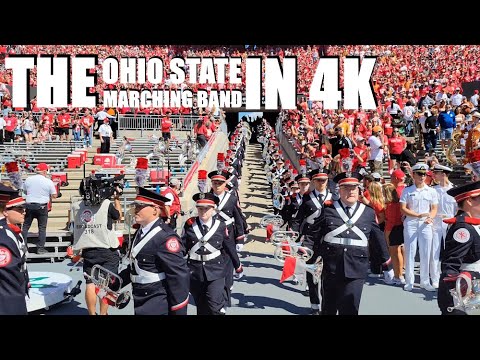 Ohio State Marching Band Ramp Entrance 2025 In 4K - Texas Opener