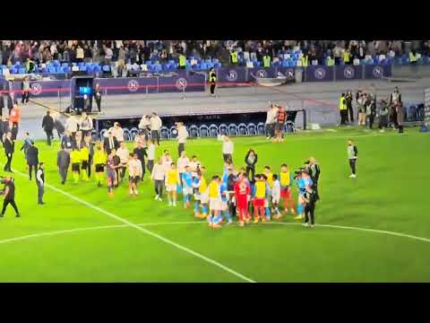 'o surdato 'nnammurato" | Cantato da tutto lo stadio a fine partita | Napoli - Inter , 25/10/2025