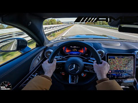 Mercedes-AMG SL43 Autobahn Test! Top Speed!