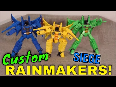 Transformers WFC Siege Custom Rainmakers (Ion, Nova and Acid Storm) - GotBot True Review NUMBER 605