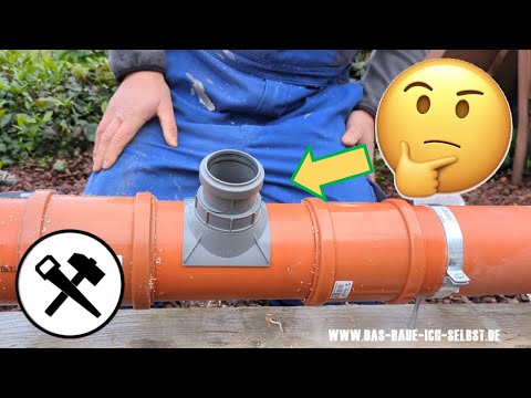 Abzweig in KG / HT Rohr herstellen - Schraubabzweig AIRFIT - DN50 / DN110