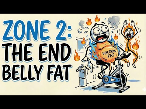 Indoor Zone 2: 6 Ways to Burn Visceral Fat Without Walking Outside. (Science Explained)
