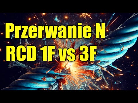 Napięcie międzyfazowe, przerwanie N, spalenie urządzeń, RCD 1 czy  3-fazowy.