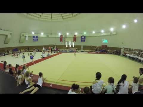 Denge Cimnastik - Yeliz Güneş (İstanbul 2014 - serbest) Geniş plan çekimi