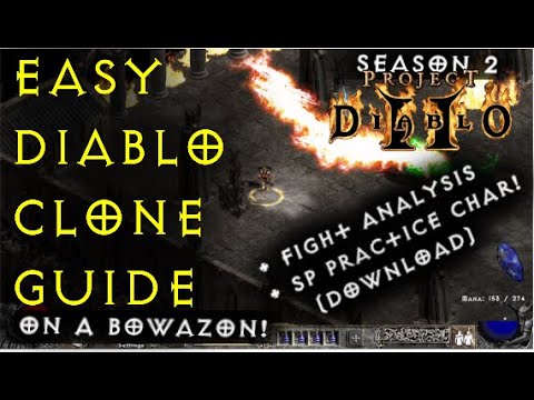 Project Diablo 2 | Guide: Easy Diablo Clone on a BOWAZON - Season 2 Transcendence.