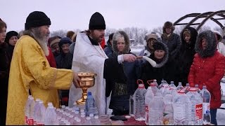 Крещенское богослужение с Великим водоосвящением в ЖР "Гармония". Третий Рим, Ставропольский край